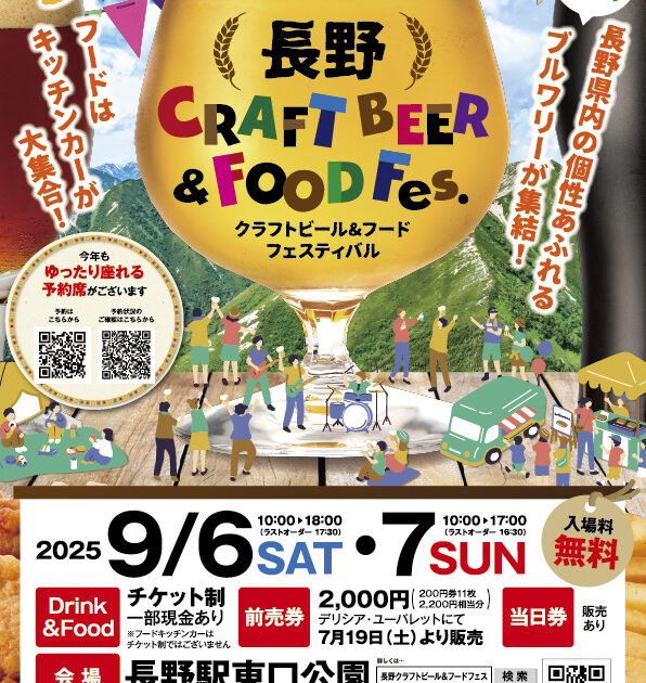 第4回目 長野CRAFT BEER&FOOD Fes. – 日本クラフトビール業界団体連絡 第4回目 長野CRAFT BEER&FOOD Fes. – 日本クラフトビール業界団体連絡